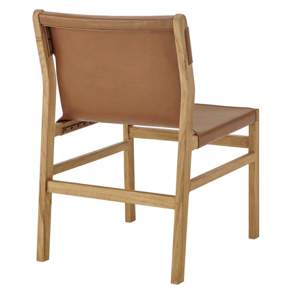 Modway EEI-7326 Sonora Leather Dining Side Chair - Plaza Home Decor