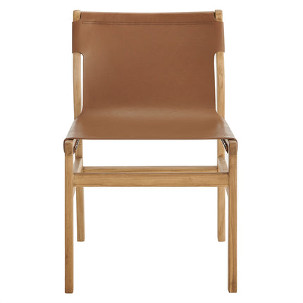 Modway EEI-7326 Sonora Leather Dining Side Chair - Plaza Home Decor