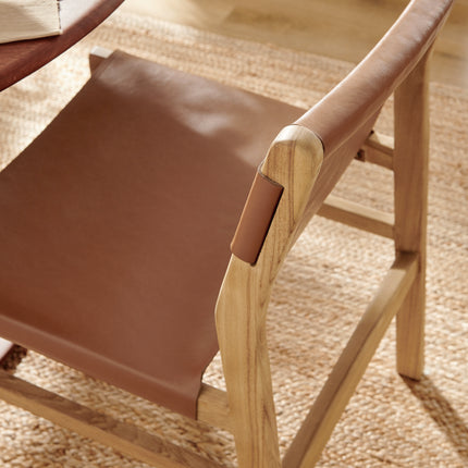 Modway EEI-7326 Sonora Leather Dining Side Chair - Plaza Home Decor