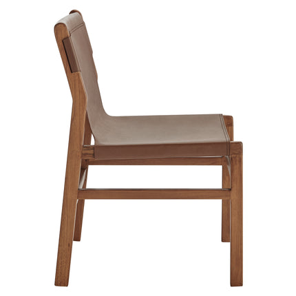 Modway EEI-7326 Sonora Leather Dining Side Chair - Plaza Home Decor