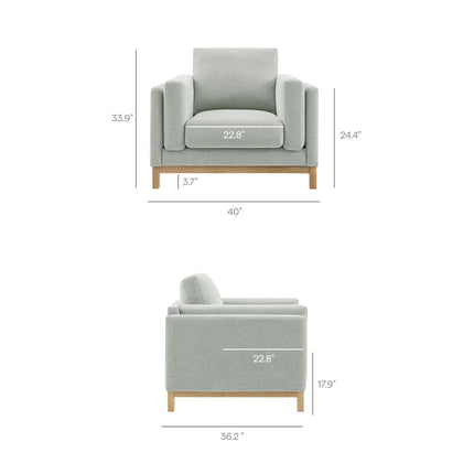 Modway EEI-7329 Roscoe Fabric Armchair Modway