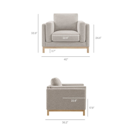 Modway EEI-7329 Roscoe Fabric Armchair Modway