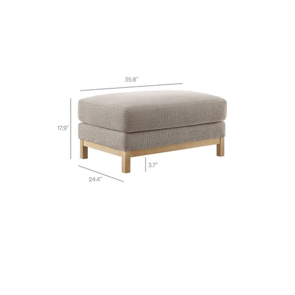 Modway EEI-7330 Roscoe Fabric Ottoman Modway