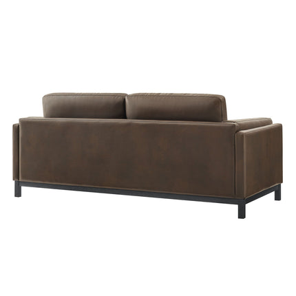 Modway EEI-7335 Roscoe 81 inch Vegan Leather Sofa Modway