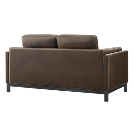 Modway EEI-7336 Roscoe 63 inch Vegan Leather Loveseat Modway