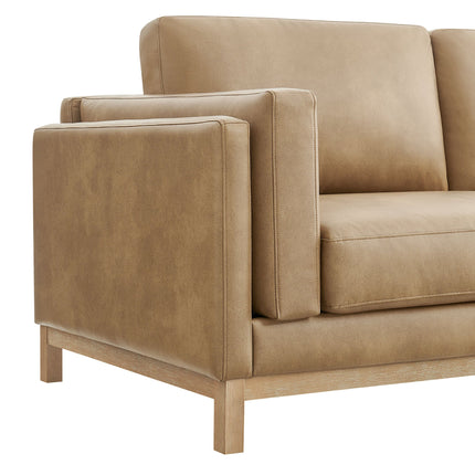 Modway EEI-7336 Roscoe 63 inch Vegan Leather Loveseat Modway