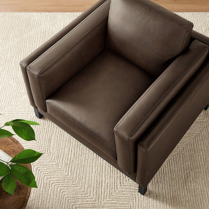 Modway EEI-7337 Roscoe Vegan Leather Armchair Modway