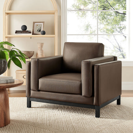 Modway EEI-7337 Roscoe Vegan Leather Armchair Modway