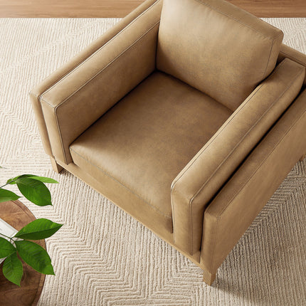 Modway EEI-7337 Roscoe Vegan Leather Armchair Modway