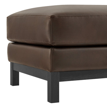 Modway EEI-7338 Roscoe Vegan Leather Ottoman Modway