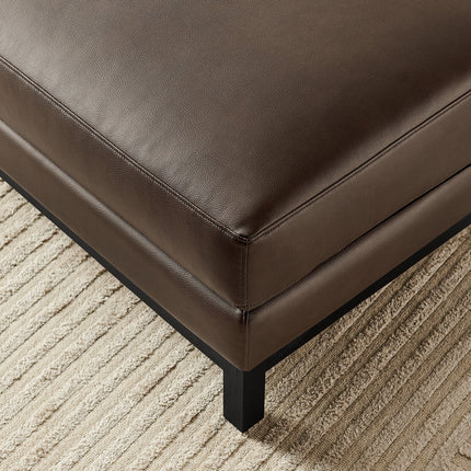 Modway EEI-7338 Roscoe Vegan Leather Ottoman Modway