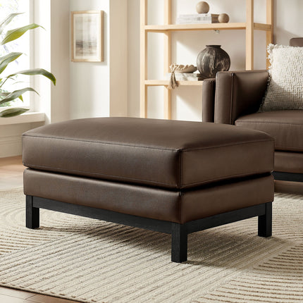 Modway EEI-7338 Roscoe Vegan Leather Ottoman Modway