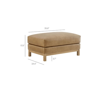 Modway EEI-7338 Roscoe Vegan Leather Ottoman Modway
