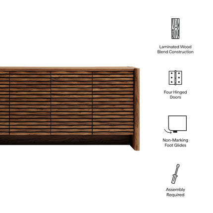 Modway EEI-7346 Emric Wave 66" 4-Door Sideboard Modway