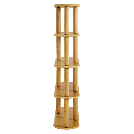 Modway EEI-7347 Arcus 4-Tier Oval Wood Bookshelf Modway
