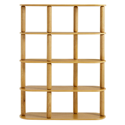 Modway EEI-7347 Arcus 4-Tier Oval Wood Bookshelf Modway