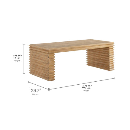 Modway EEI-7348 Canto Rectangular Stacked Design Coffee Table Modway