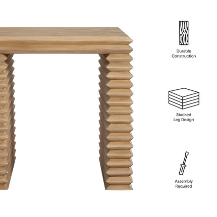 Modway EEI-7349 Canto Square 24" Stacked Design End Table Modway