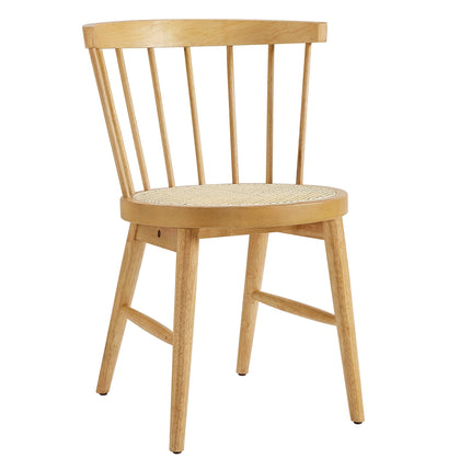 Modway EEI-7350 Lykke Curved Spindle Back Dining Chairs Set of 2 Modway