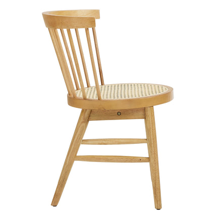 Modway EEI-7350 Lykke Curved Spindle Back Dining Chairs Set of 2 Modway