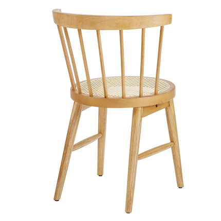 Modway EEI-7350 Lykke Curved Spindle Back Dining Chairs Set of 2 Modway