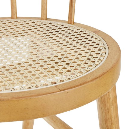 Modway EEI-7350 Lykke Curved Spindle Back Dining Chairs Set of 2 Modway