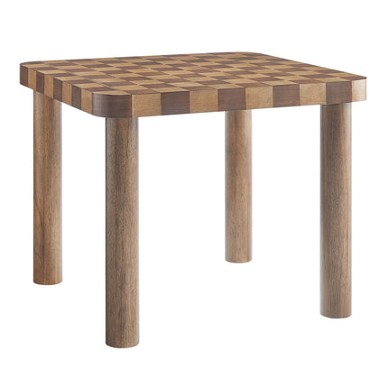 Modway EEI-7351 Oscar 36 Inch Square Checkered Dining Table Modway