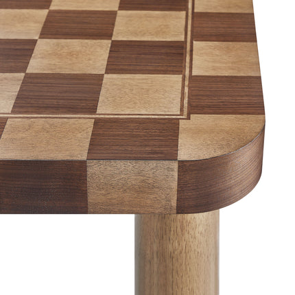 Modway EEI-7351 Oscar 36 Inch Square Checkered Dining Table Modway