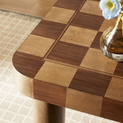 Modway EEI-7351 Oscar 36 Inch Square Checkered Dining Table Modway