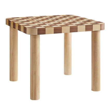 Modway EEI-7351 Oscar 36 Inch Square Checkered Dining Table Modway