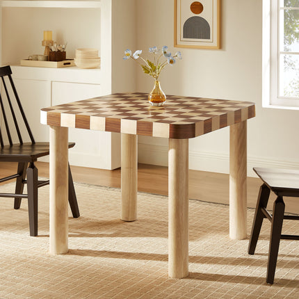 Modway EEI-7351 Oscar 36 Inch Square Checkered Dining Table Modway