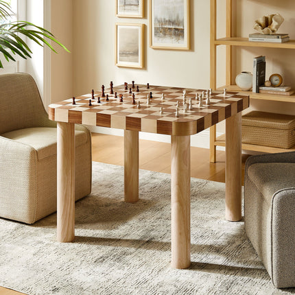 Modway EEI-7351 Oscar 36 Inch Square Checkered Dining Table Modway