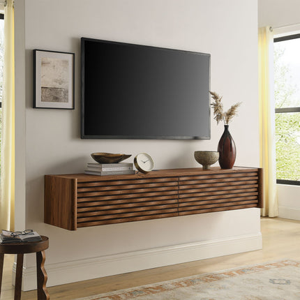 Modway EEI-7352 Emric Wave 71" Wall-Mounted TV Cabinet Modway