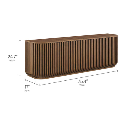 Modway EEI-7359 Fortitude 75" Curved Sideboard Storage Cabinet Modway