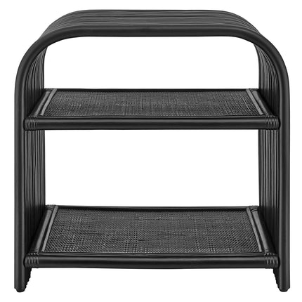 Modway EEI-7361 Eve Curved Natural Rattan Side Table Modway