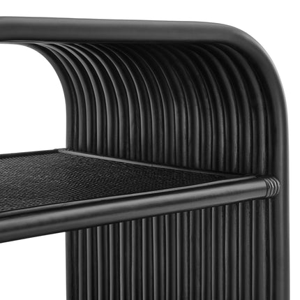 Modway EEI-7361 Eve Curved Natural Rattan Side Table Modway