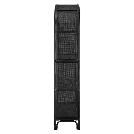 Modway EEI-7363 Celeste 67 Inch Tall Arched Natural Rattan Bookshelf Modway