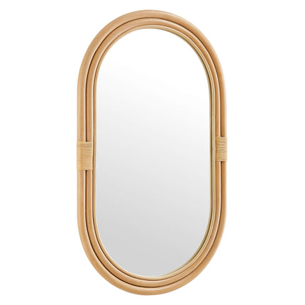 Modway EEI-7364 Corsica Oval Rattan Wall Mirror Modway