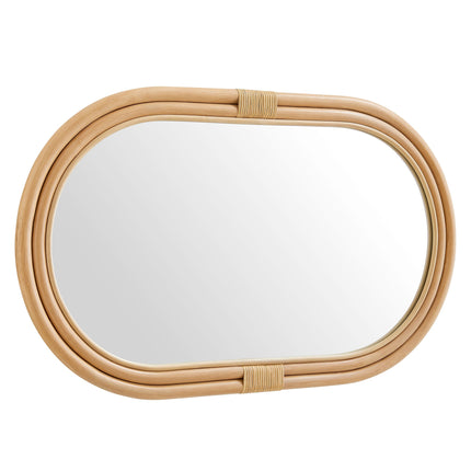 Modway EEI-7364 Corsica Oval Rattan Wall Mirror Modway