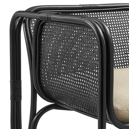 Modway EEI-7365 Ellis Natural Rattan Accent Armchair Modway