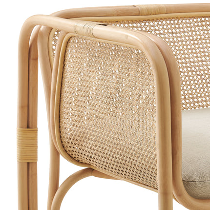 Modway EEI-7365 Ellis Natural Rattan Accent Armchair Modway