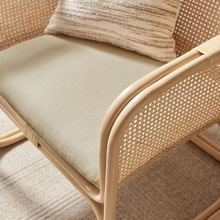 Modway EEI-7365 Ellis Natural Rattan Accent Armchair Modway