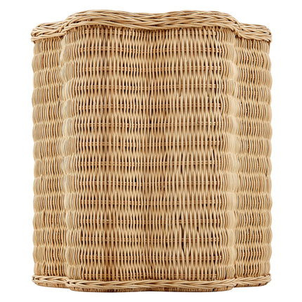 Modway EEI-7366 Erika Scalloped Natural Rattan Side Table Modway