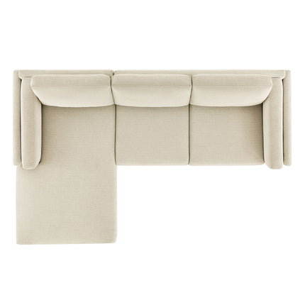 Modway EEI-7374 Roscoe Left-Facing Fabric Sectional Sofa with Chaise Modway