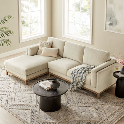 Modway EEI-7374 Roscoe Left-Facing Fabric Sectional Sofa with Chaise Modway