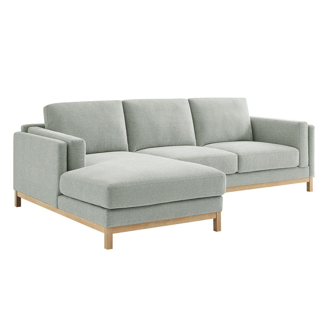 Modway EEI-7374 Roscoe Left-Facing Fabric Sectional Sofa with Chaise Modway
