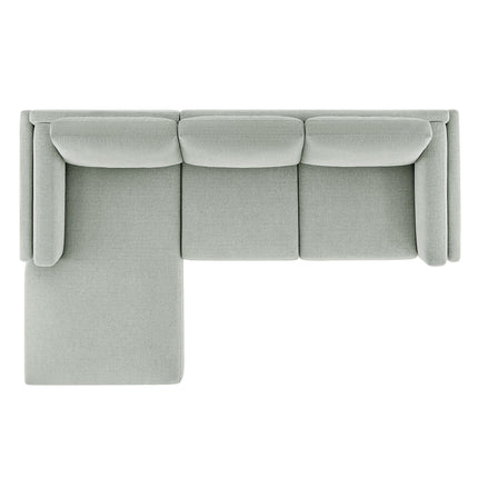 Modway EEI-7374 Roscoe Left-Facing Fabric Sectional Sofa with Chaise Modway