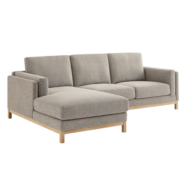 Modway EEI-7374 Roscoe Left-Facing Fabric Sectional Sofa with Chaise Modway