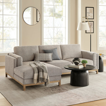 Modway EEI-7374 Roscoe Left-Facing Fabric Sectional Sofa with Chaise Modway