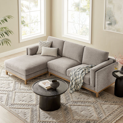 Modway EEI-7374 Roscoe Left-Facing Fabric Sectional Sofa with Chaise Modway